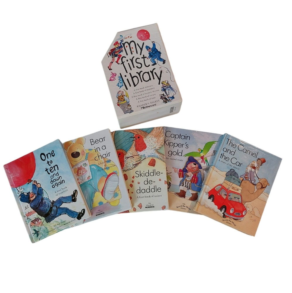 Vintage 80s My First Library Set of 5 Books Mothercare by Reader's Digest
